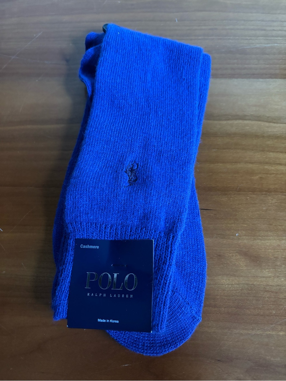 Ralph Lauren Cashmere Dress Socks - Royal Blue